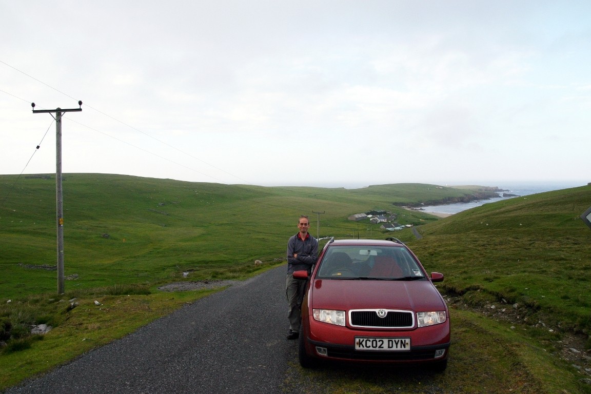 Nick Near End Of The Road To Skaw, Unst, The Northernmost Settlement In The UK